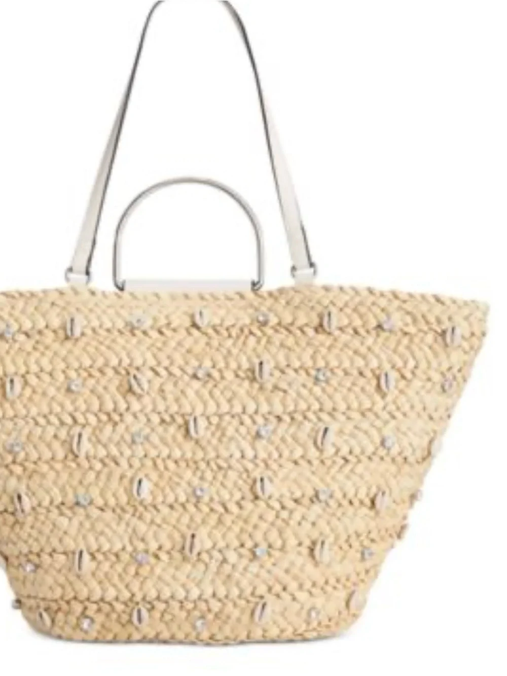 I.N.C International Concept Straw Hobo Tote.
